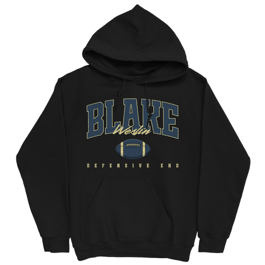BLAKE WESLIN RETRO BLACK HOODIE