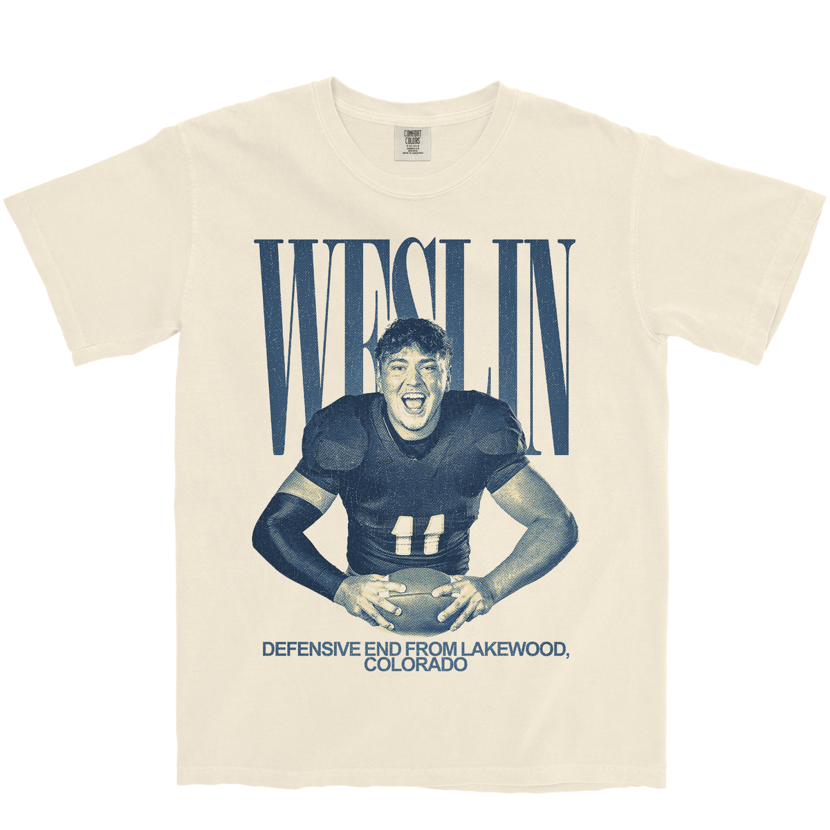 BLAKE WESLIN VINTAGE IVORY TEE