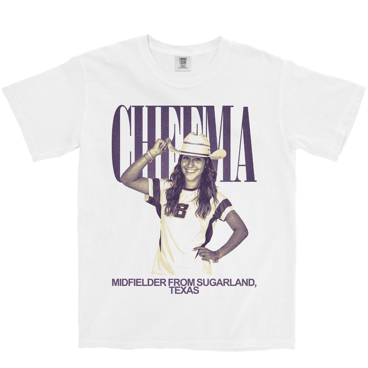ANALISSE CHEEMA VINTAGE WHITE TEE