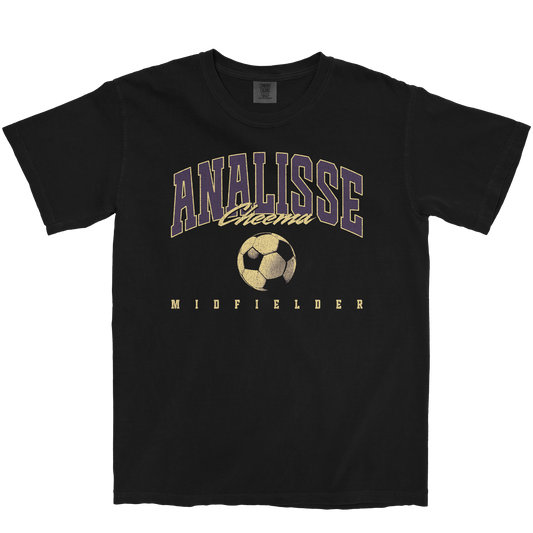 ANALISSE CHEEMA RETRO BLACK TEE