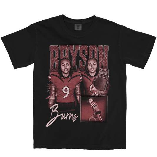 BRYSON BURNS GRAPHIC BLACK TEE
