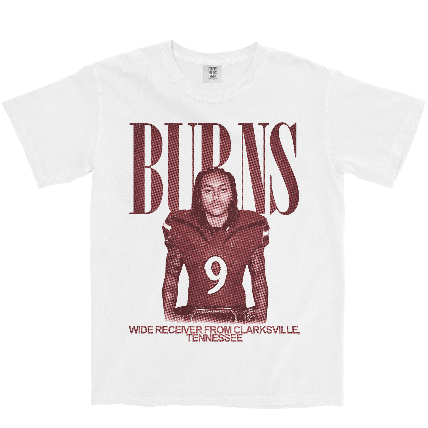 BRYSON BURNS VINTAGE WHITE TEE