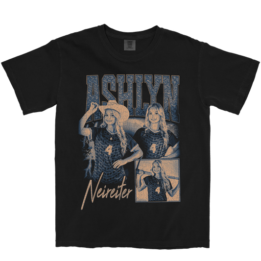 ASHLYN NEIREITER GRAPHIC BLACK TEE