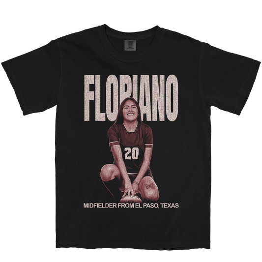 AZALIE FLORIANO VINTAGE BLACK TEE