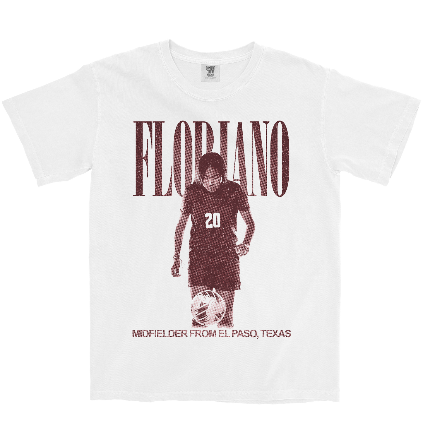 AZALIE FLORIANO VINTAGE WHITE TEE