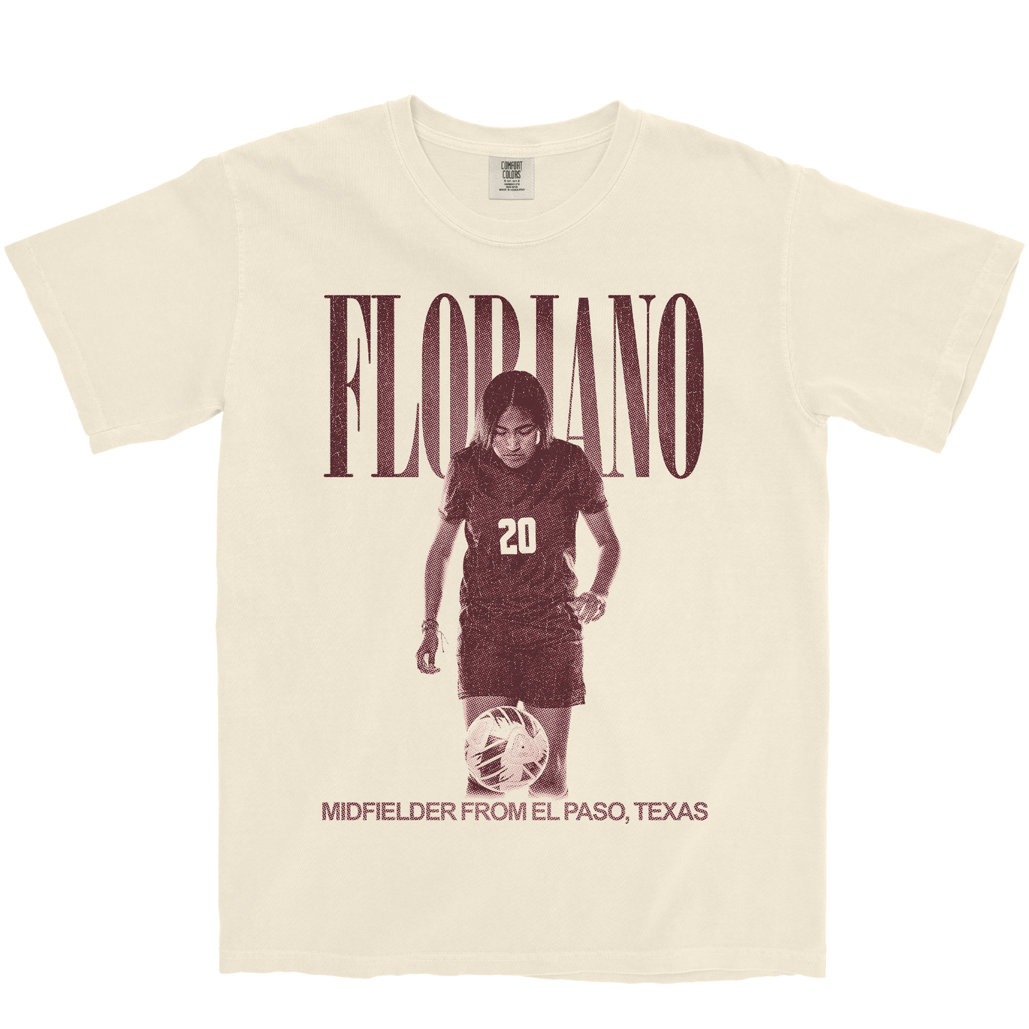 AZALIE FLORIANO VINTAGE IVORY TEE