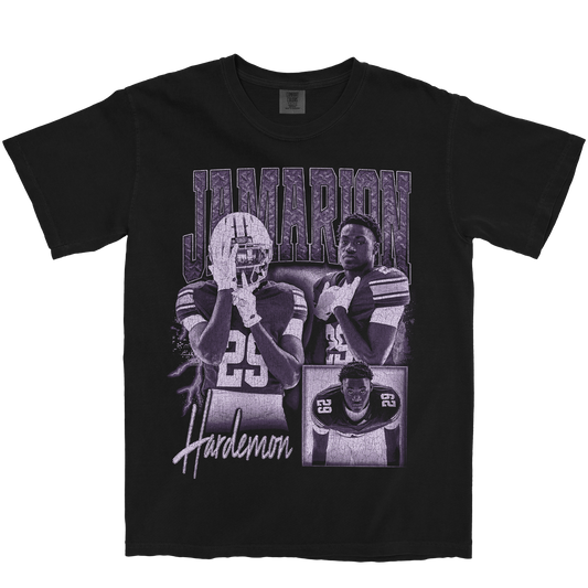 JAMARION HARDEMON GRAPHIC BLACK TEE