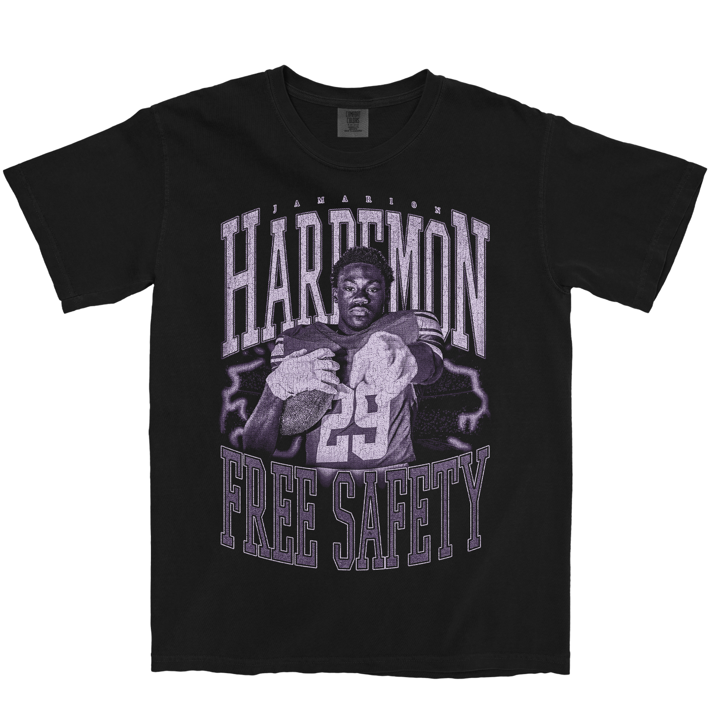 JAMARION HARDEMON VINTAGE BLACK TEE
