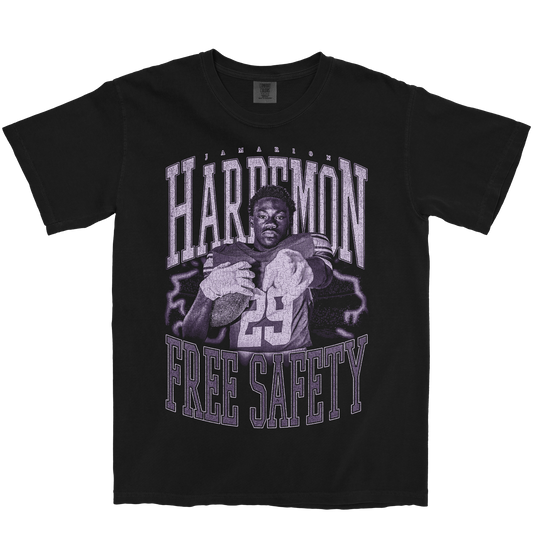 JAMARION HARDEMON VINTAGE BLACK TEE