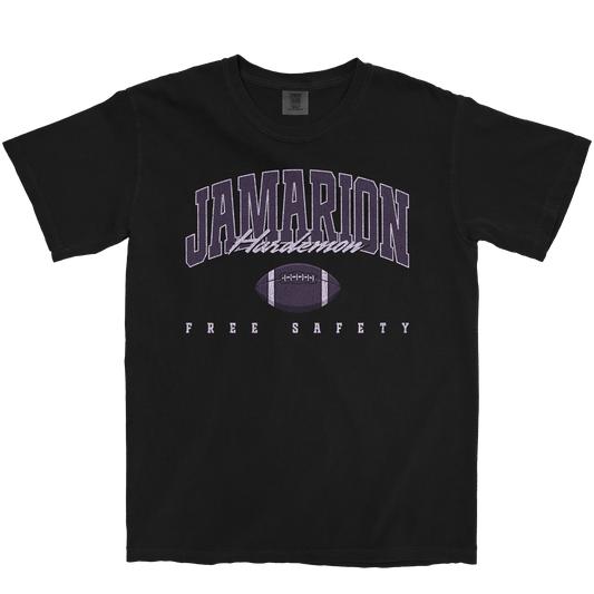 JAMARION HARDEMON RETRO BLACK TEE