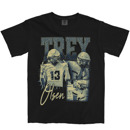 TREY OLSEN GRAPHIC BLACK TEE