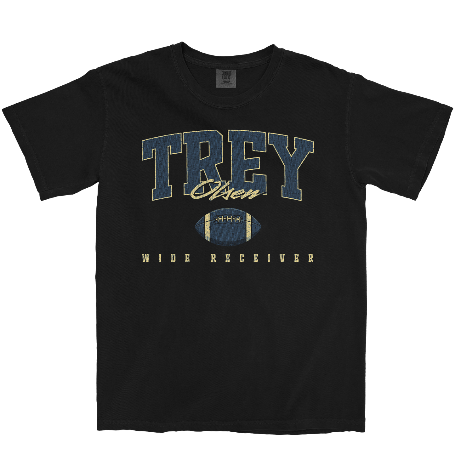 TREY OLSEN RETRO BLACK TEE