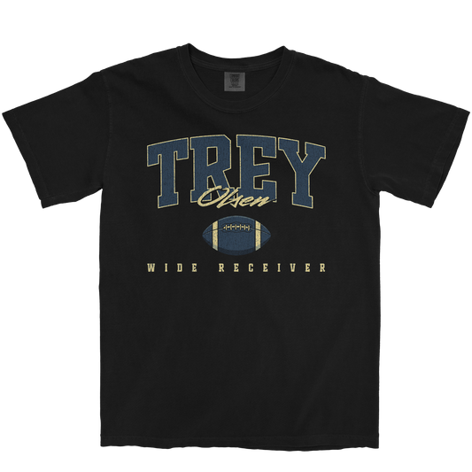 TREY OLSEN RETRO BLACK TEE