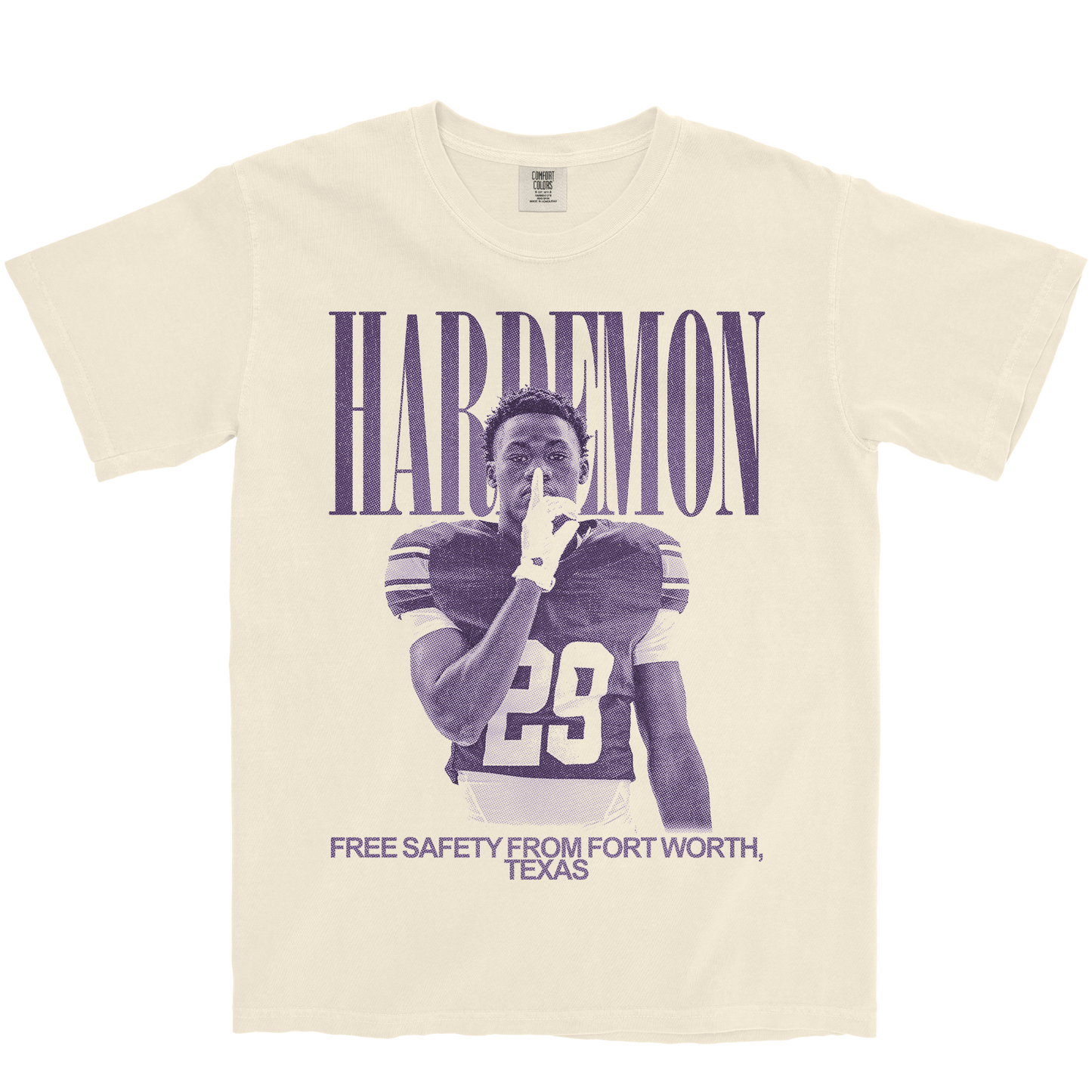 JAMARION HARDEMON VINTAGE IVORY TEE