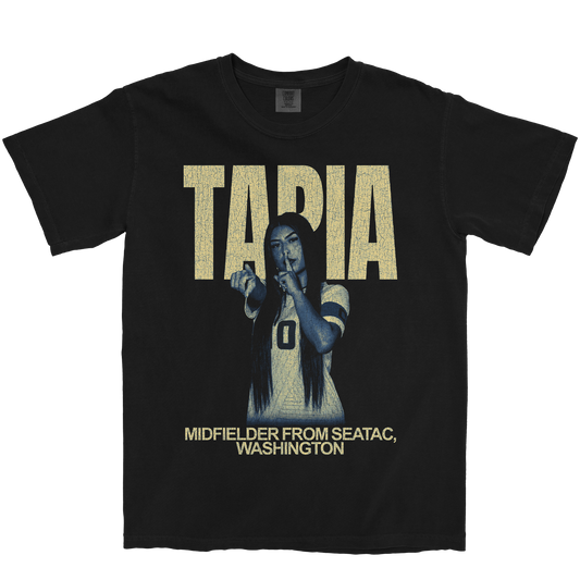TANIA TAPIA VINTAGE BLACK TEE
