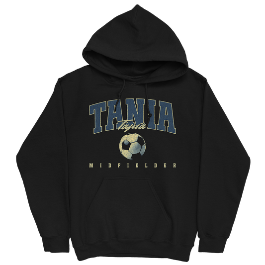 TANIA TAPIA RETRO BLACK HOODIE