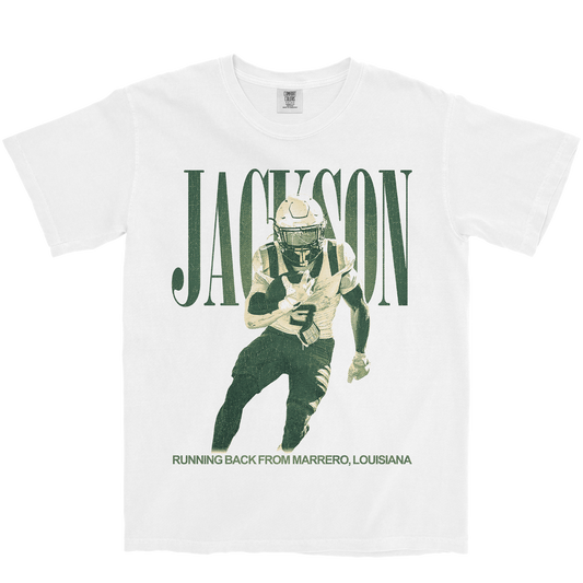 DEANTRE JACKSON VINTAGE WHITE TEE