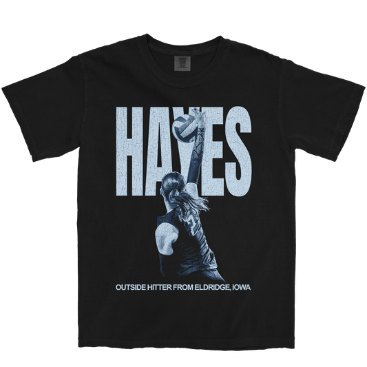 ABBEY HAYES VINTAGE BLACK TEE