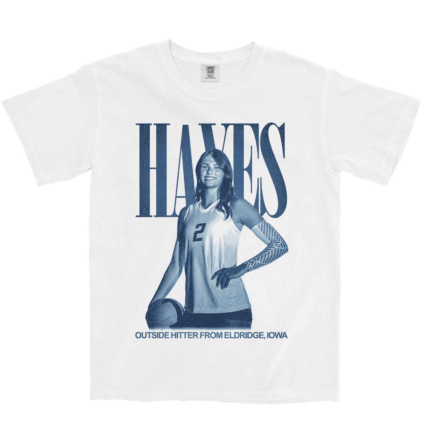 ABBEY HAYES VINTAGE WHITE TEE