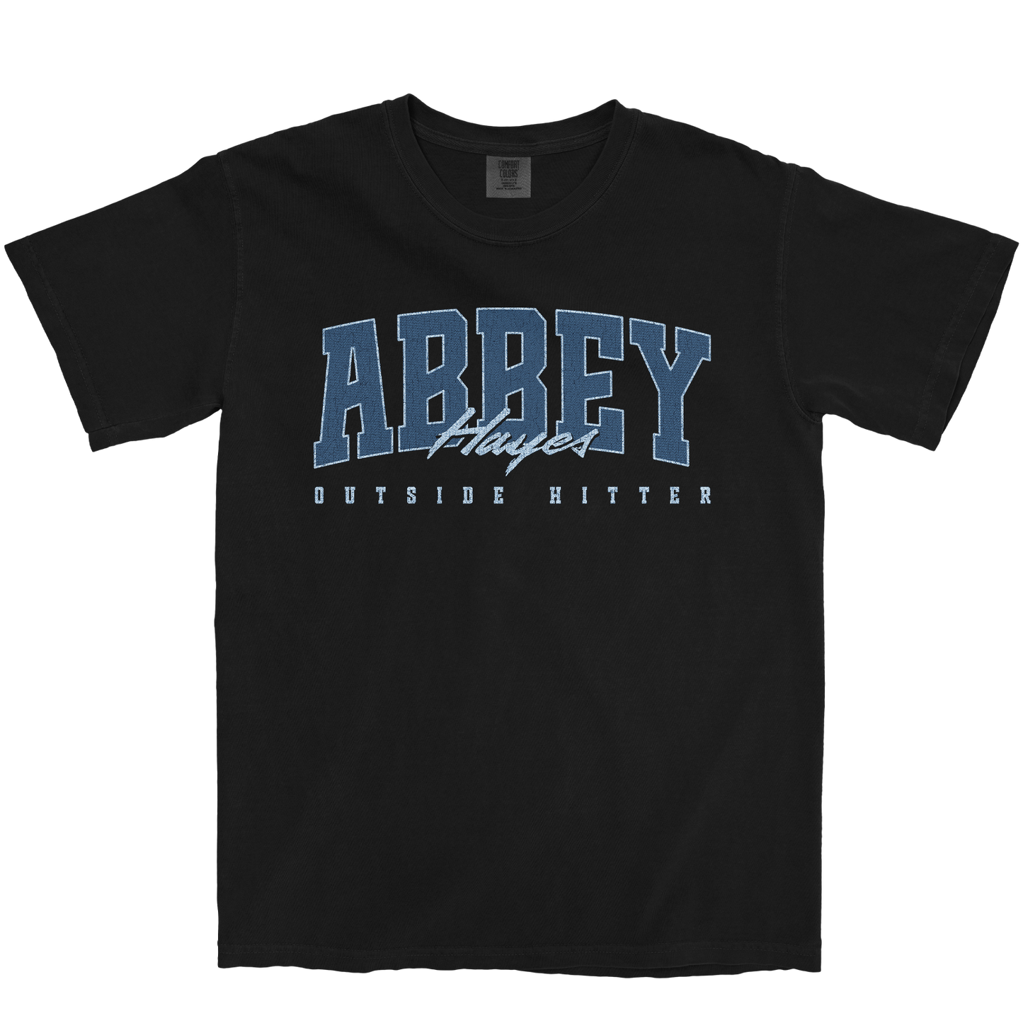 ABBEY HAYES RETRO BLACK TEE