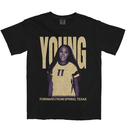 MYA YOUNG VINTAGE BLACK TEE