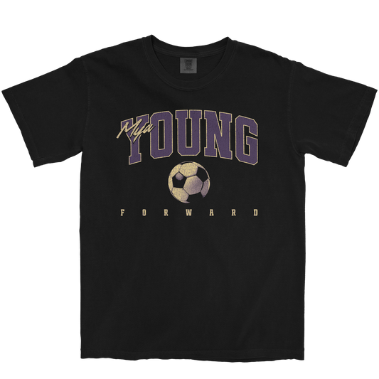 MYA YOUNG RETRO BLACK TEE