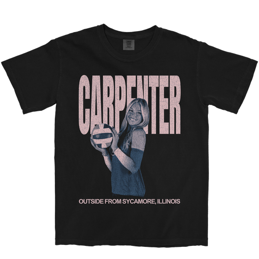 AVA CARPENTER VINTAGE BLACK TEE
