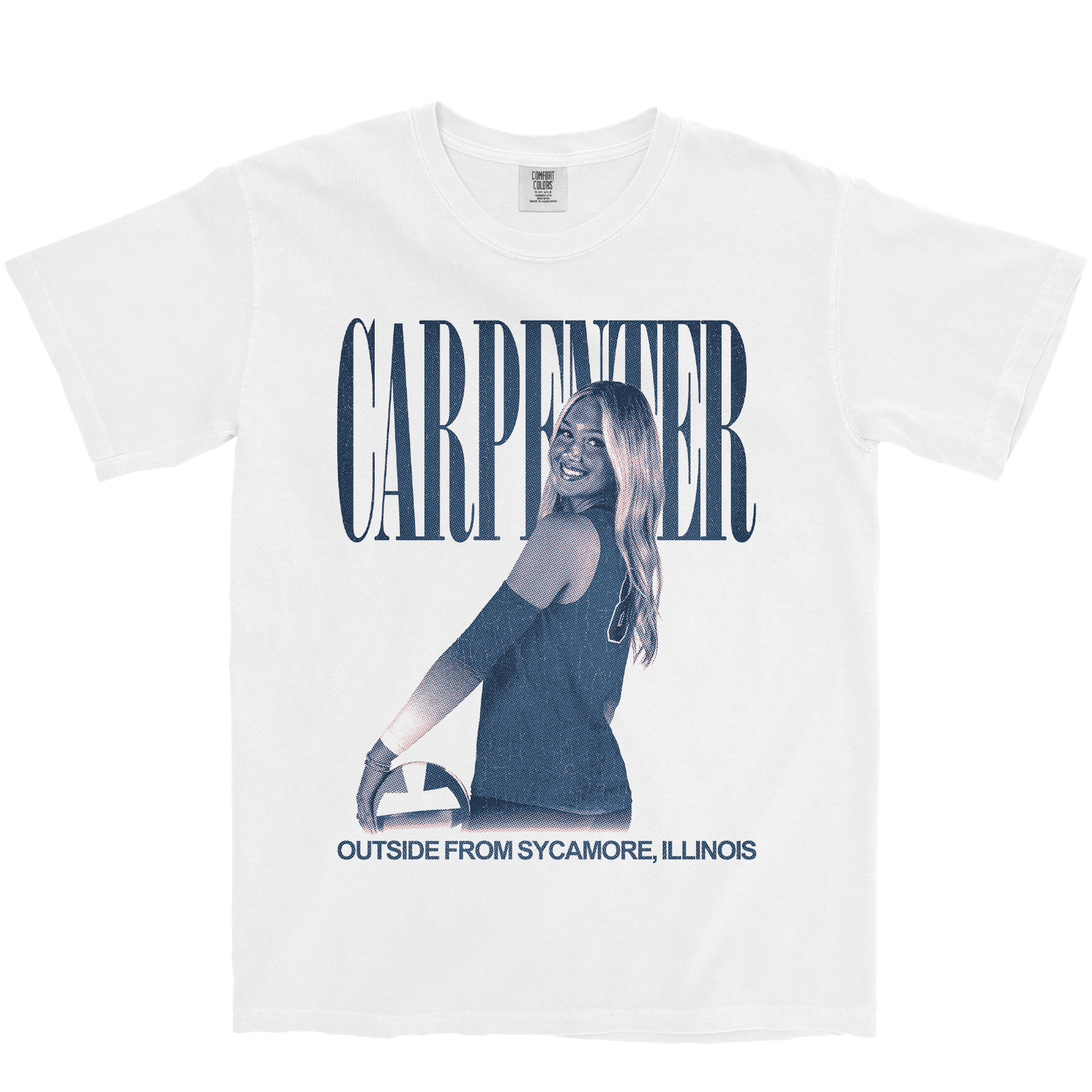 AVA CARPENTER VINTAGE WHITE TEE