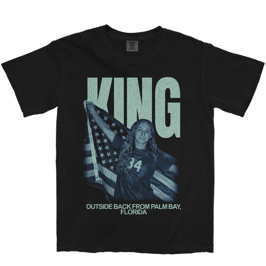 ABBY KING VINTAGE BLACK TEE