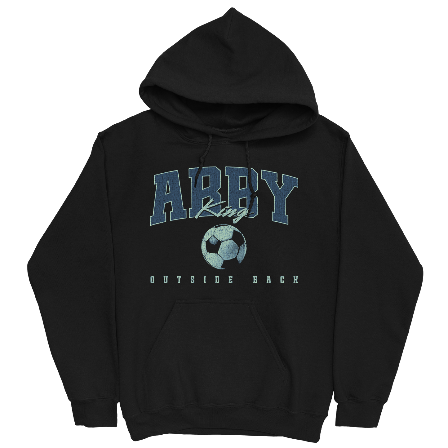 ABBY KING RETRO BLACK HOODIE