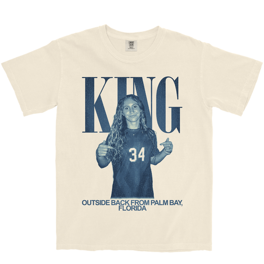 ABBY KING VINTAGE IVORY TEE