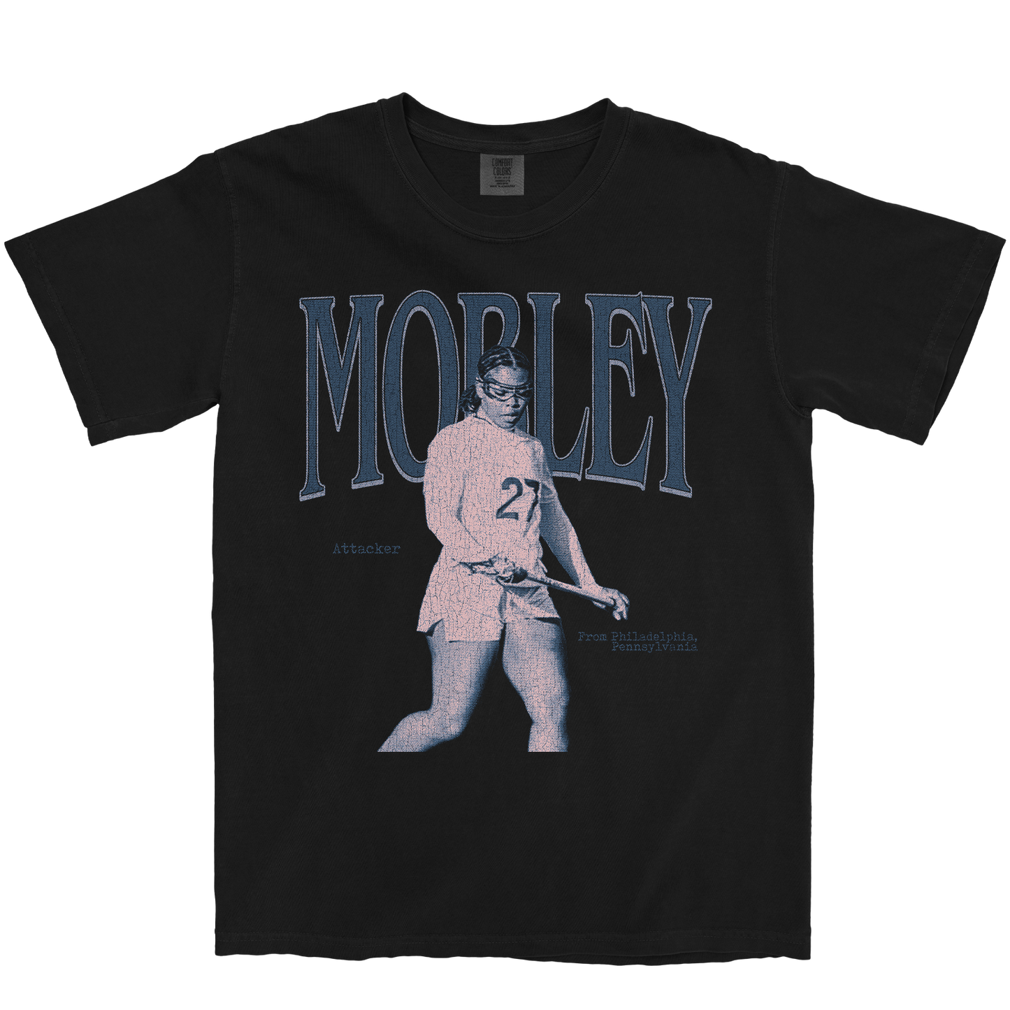 ERIN MOBLEY VINTAGE BLACK TEE