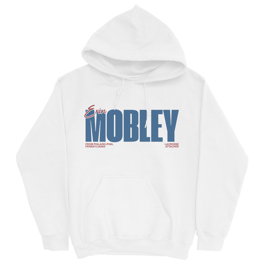 ERIN MOBLEY CLASSIC WHITE HOODIE