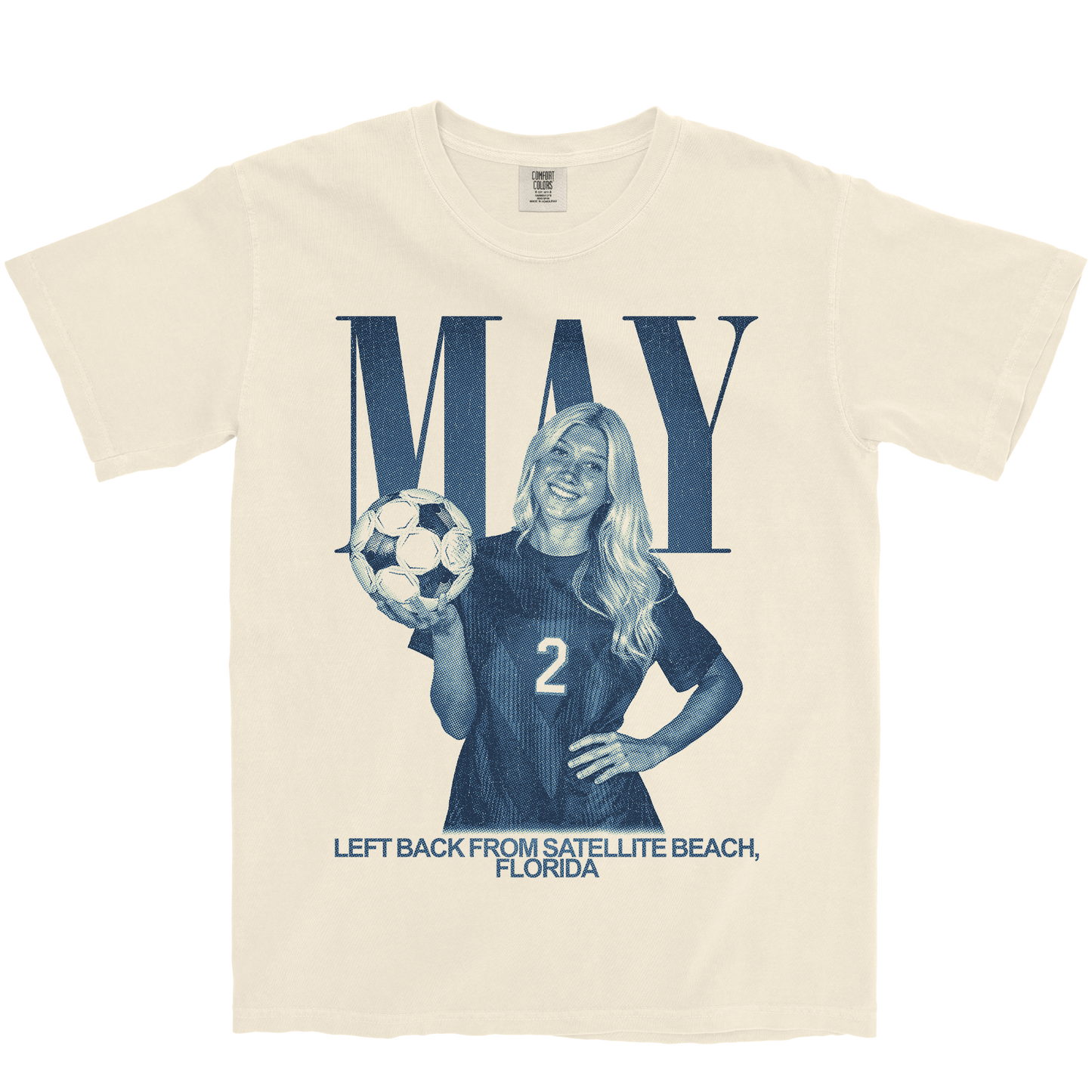 ELLE MAY VINTAGE IVORY TEE