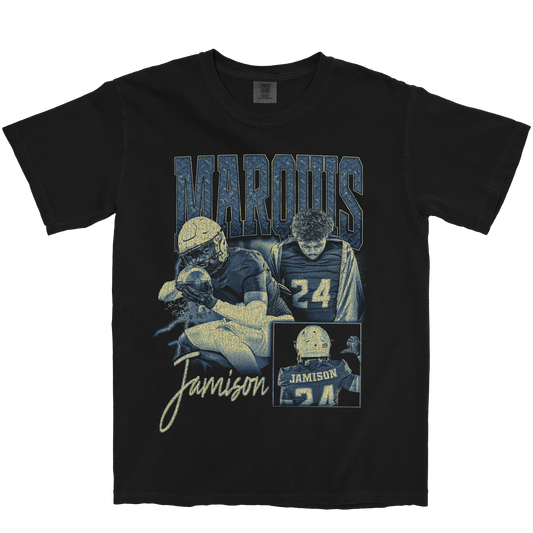MARQUIS JAMISON GRAPHIC BLACK TEE