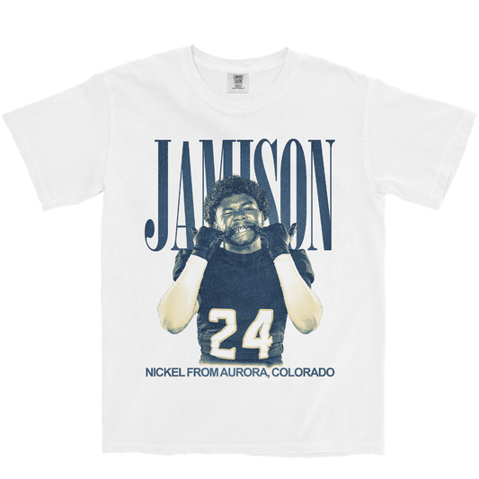 MARQUIS JAMISON VINTAGE WHITE TEE