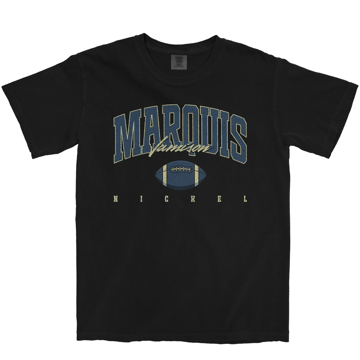 MARQUIS JAMISON RETRO BLACK TEE