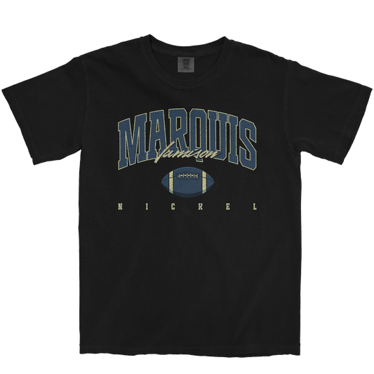 MARQUIS JAMISON RETRO BLACK TEE