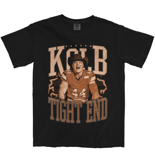 CARSON KOLB VINTAGE BLACK TEE