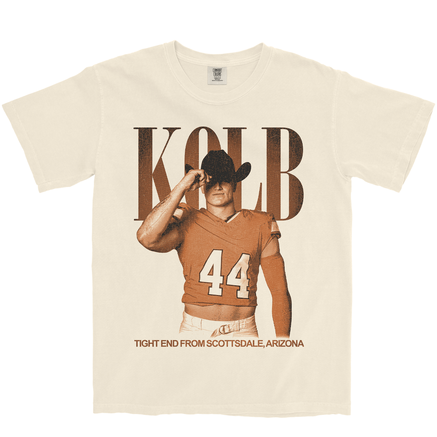 CARSON KOLB VINTAGE IVORY TEE