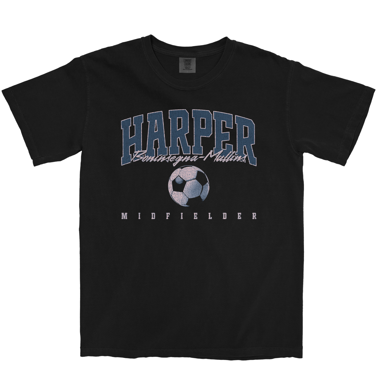 HARPER BONINSEGNA-MULLINS RETRO BLACK TEE