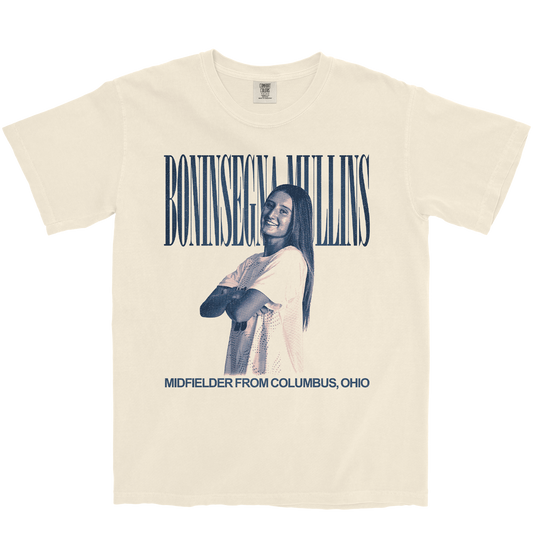 HARPER BONINSEGNA-MULLINS VINTAGE IVORY TEE
