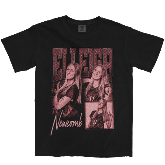 ELLEIGH NEWCOMB GRAPHIC BLACK TEE