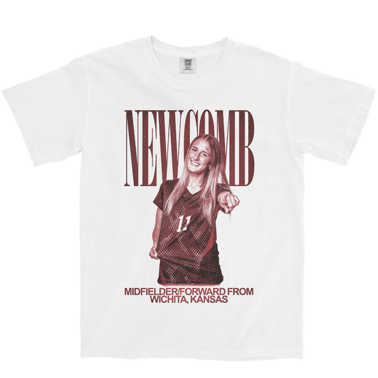 ELLEIGH NEWCOMB VINTAGE WHITE TEE