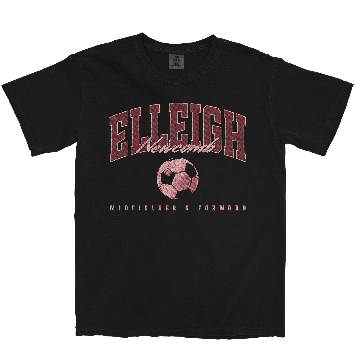 ELLEIGH NEWCOMB RETRO BLACK TEE