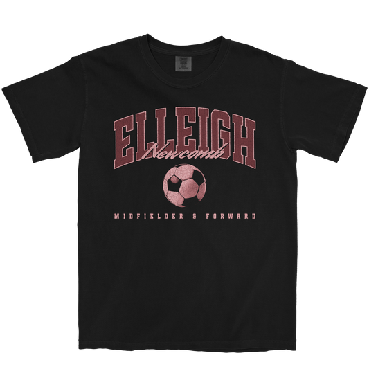 ELLEIGH NEWCOMB RETRO BLACK TEE