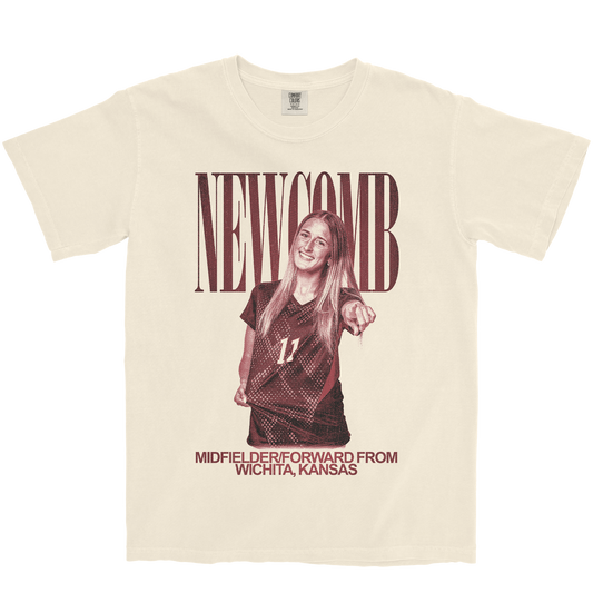 ELLEIGH NEWCOMB VINTAGE IVORY TEE