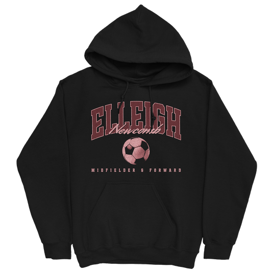 ELLEIGH NEWCOMB RETRO BLACK HOODIE