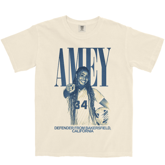 JUSTYCE AMEY VINTAGE IVORY TEE