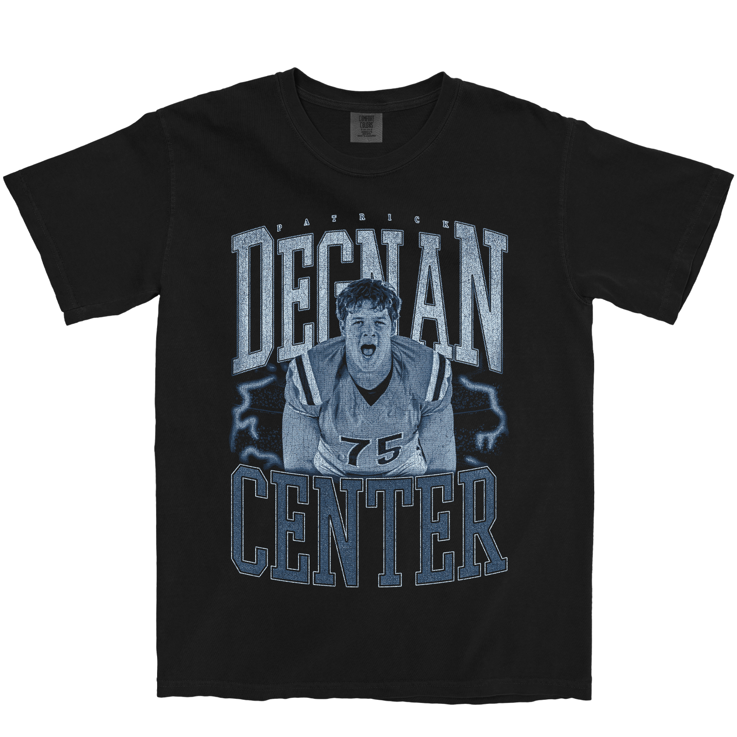 PATRICK DEGNAN VINTAGE BLACK TEE